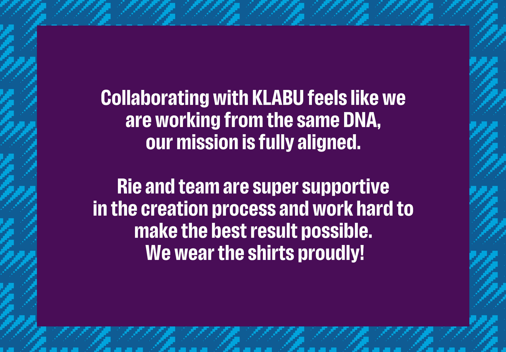 Samsplan Teamwear quote