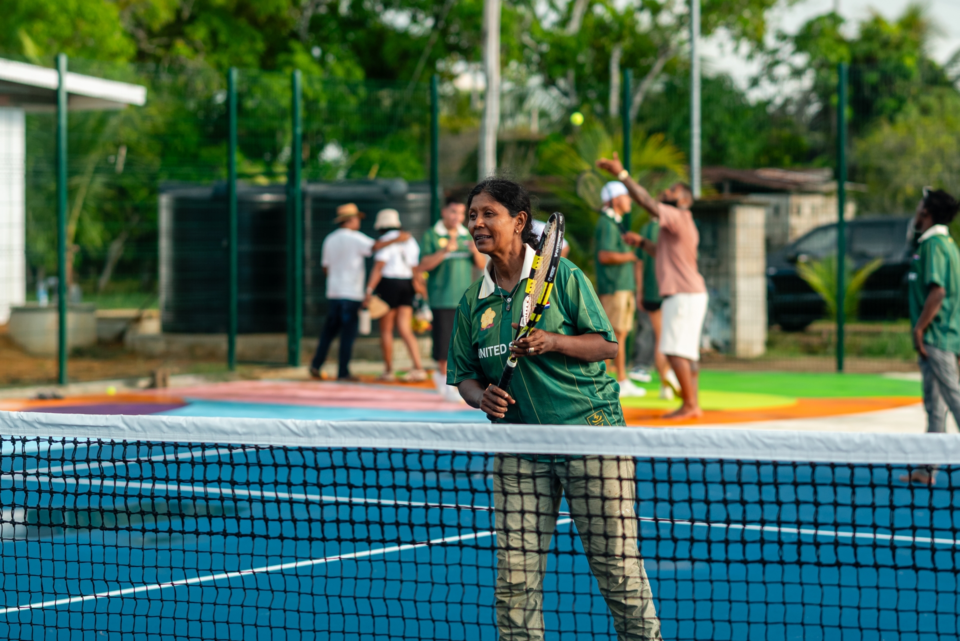 Salome at the volley in commewijne