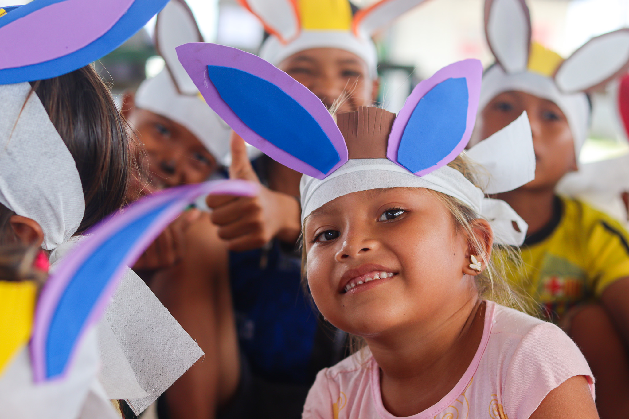 bunny hat kid