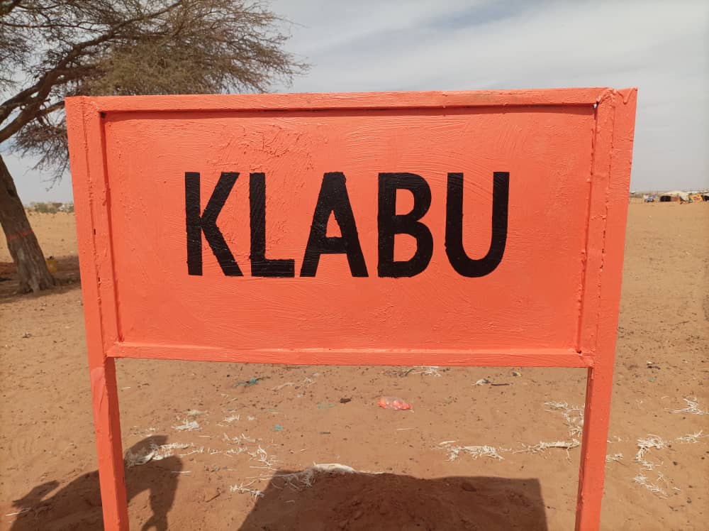 Mauritania temporary sign