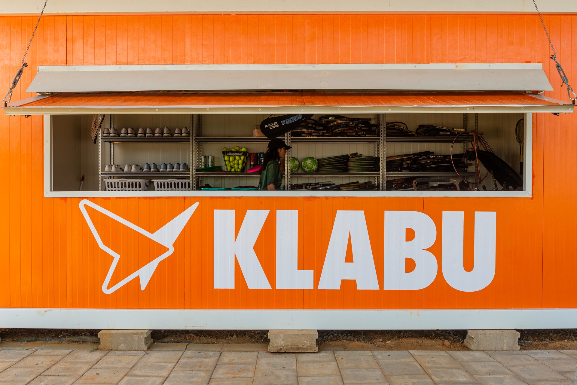 Photo of orange clubhouse in Commewijne