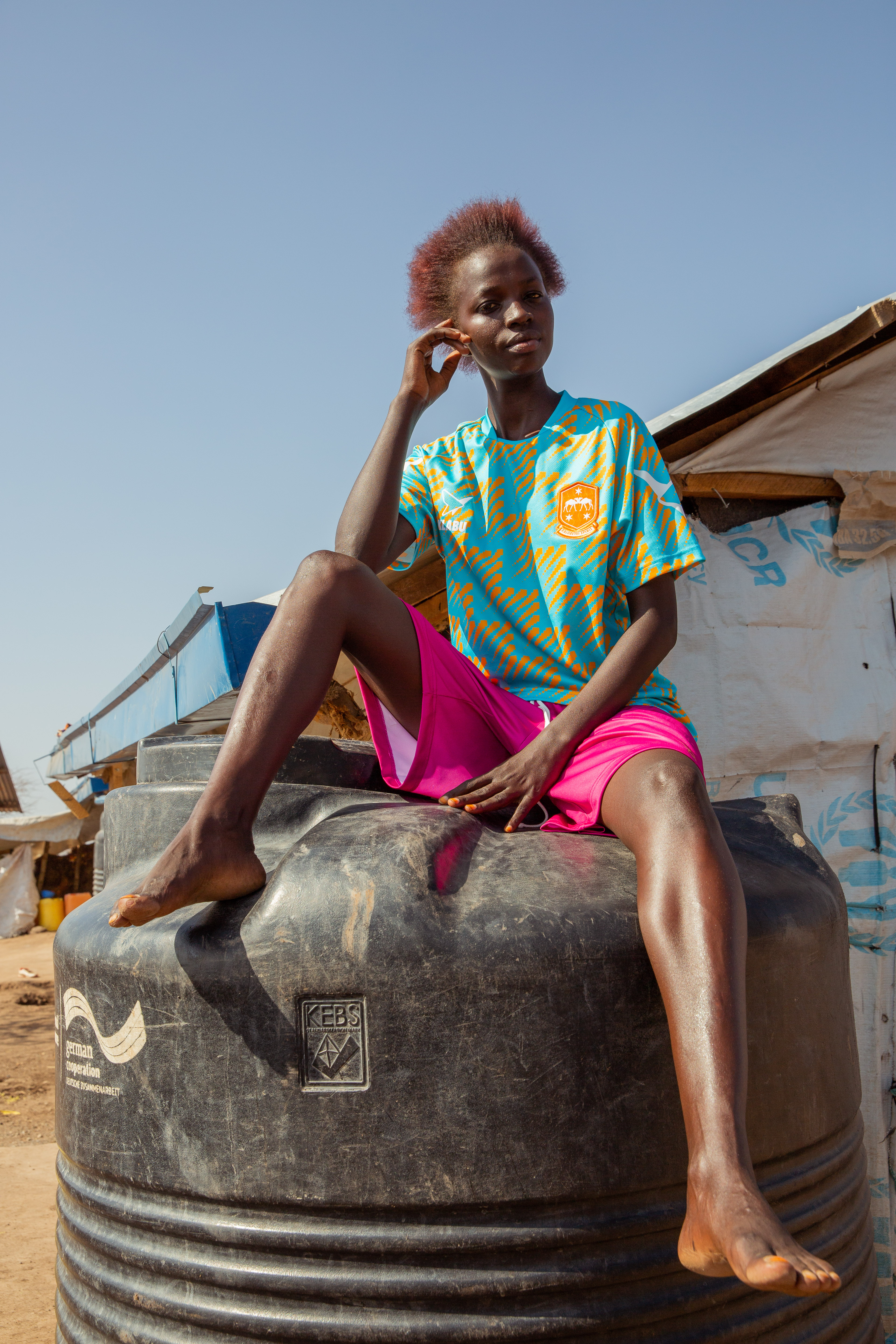 Nancy from South Sudan, in Kalobeyei, 2019