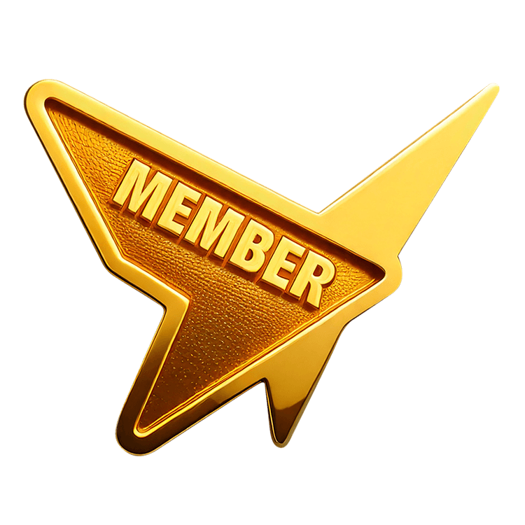 Klabu gold member badge